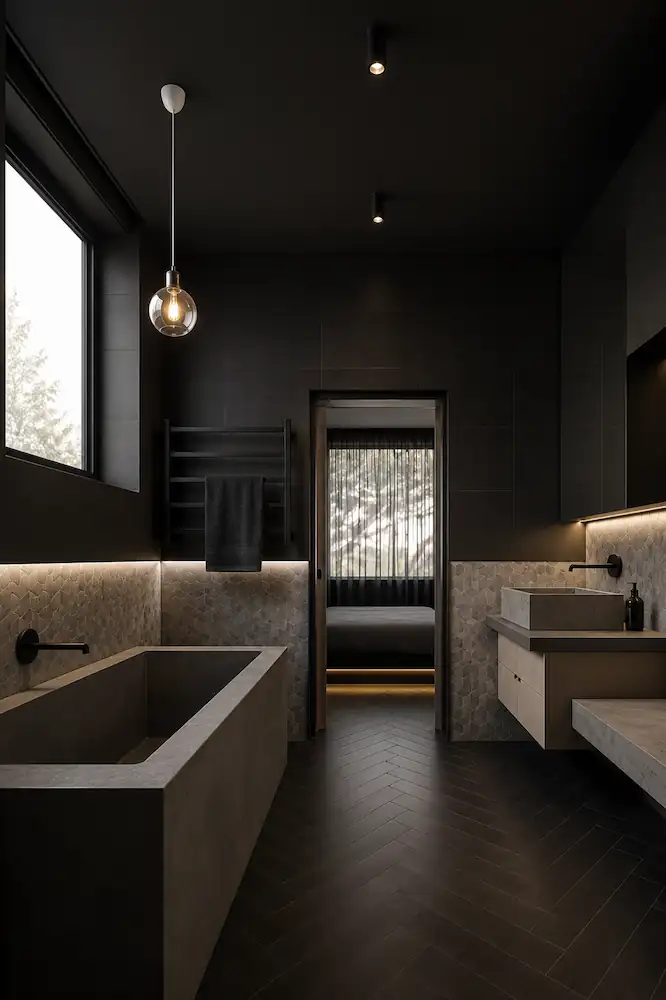 Modern bathroom vanity