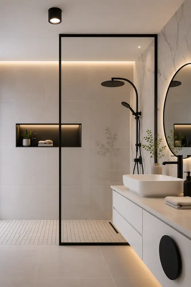 Luxury bathroom transformation