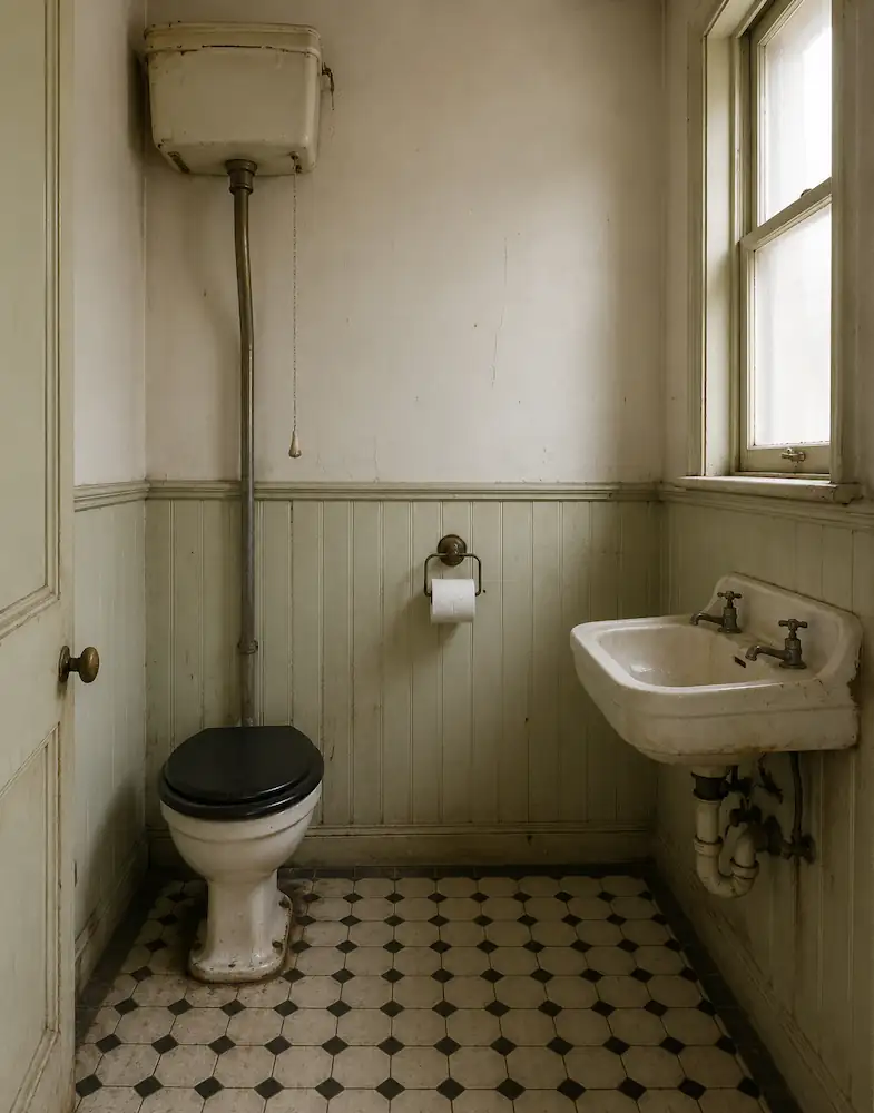 Bathroom before renovation